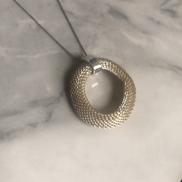 VTG Woven sterling silver pendant - Picture 3 of 7